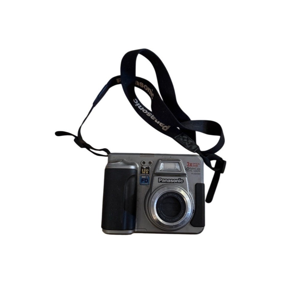 Panasonic PalmCam Compact Digital Camera Silver‎ 1.3MP 3x Zoom Vtg parts only